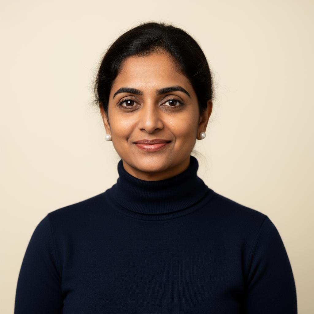 Maya Iyer, Chief Operations · COO at Prarabdh — AI-generated portrait